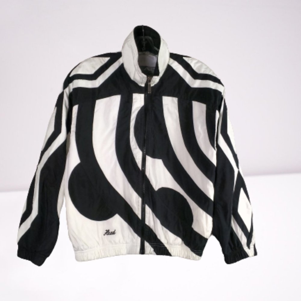 Vtg Head Sportswear Unisex Retro Bomber Jacket S